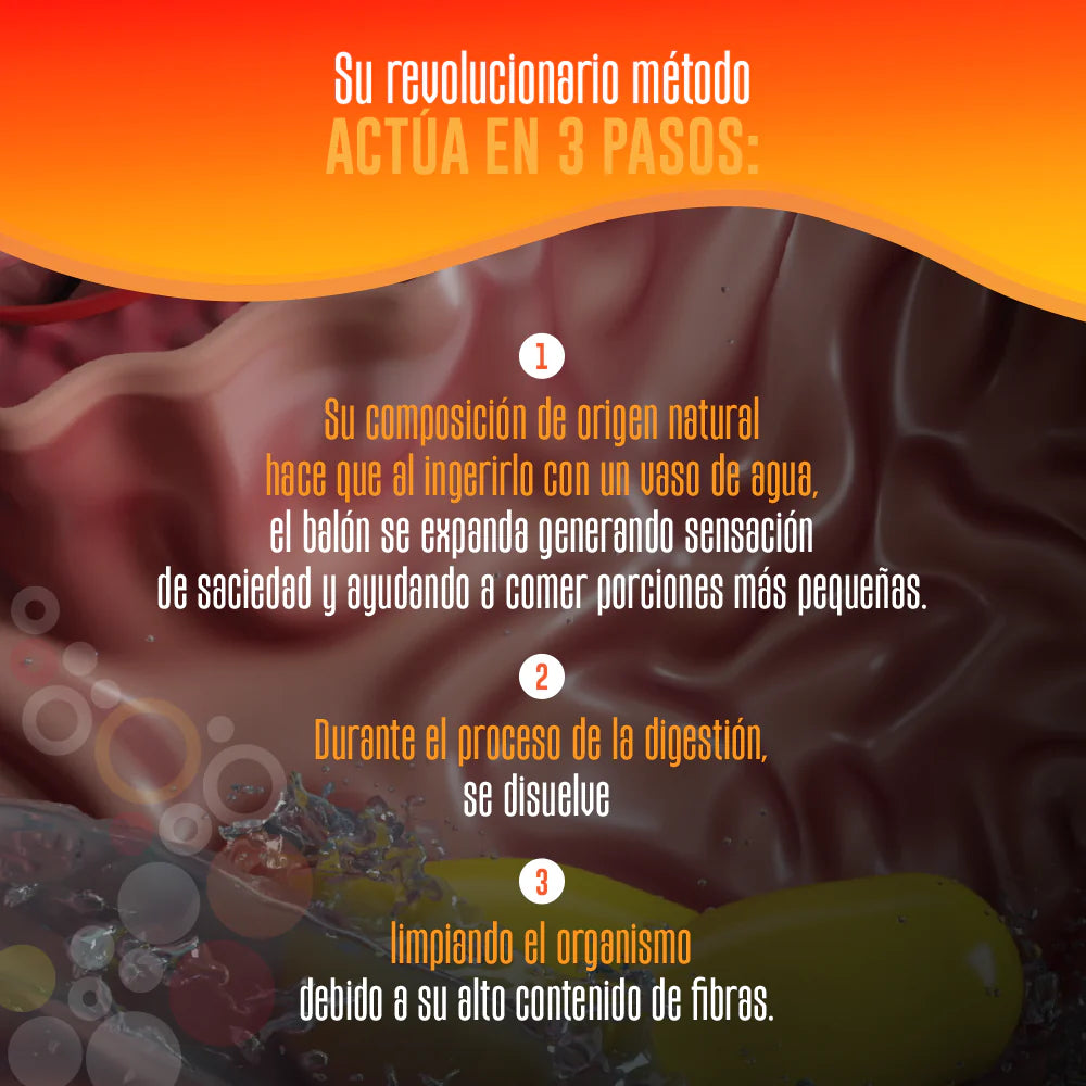 Pierde peso sin riesgos ni cirugías con Balloon SLIM™.