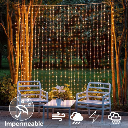 Navidad Radiante con Cortina Solar™