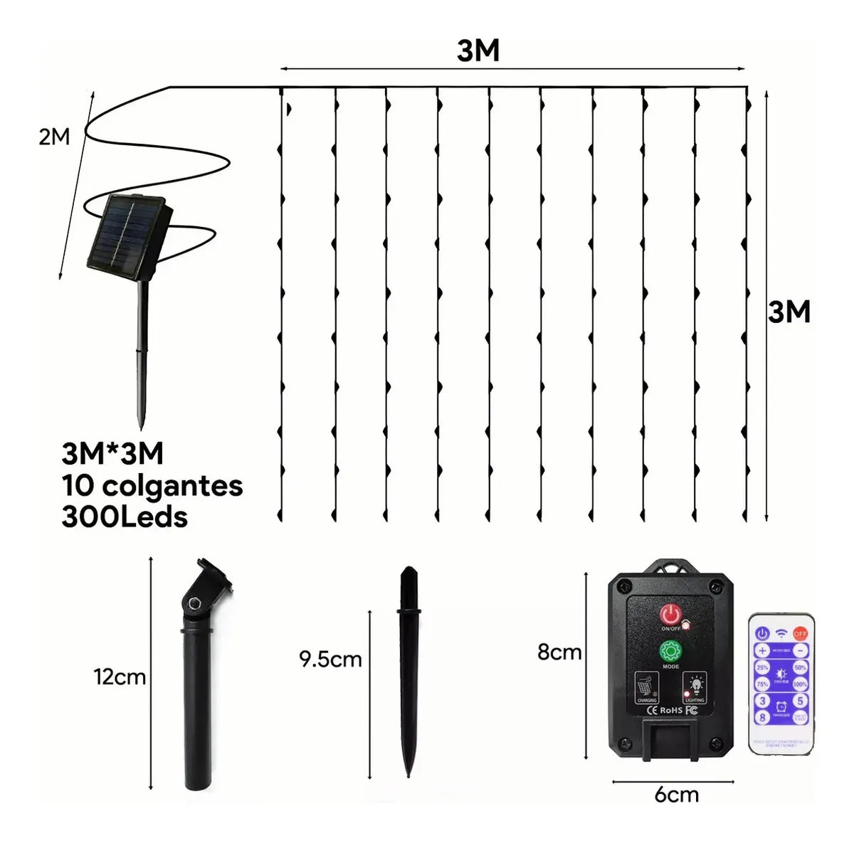Navidad Radiante con Cortina Solar™