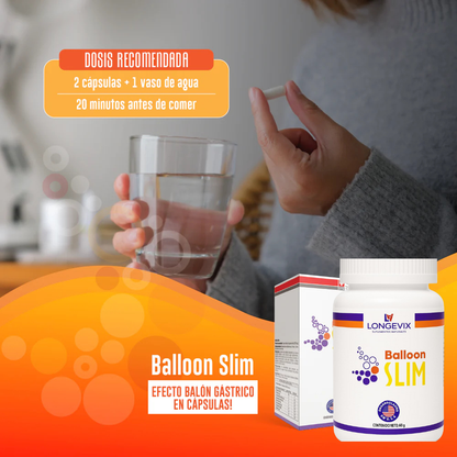 Pierde peso sin riesgos ni cirugías con Balloon SLIM™.
